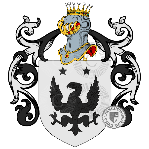 Coat of arms of family lo Re