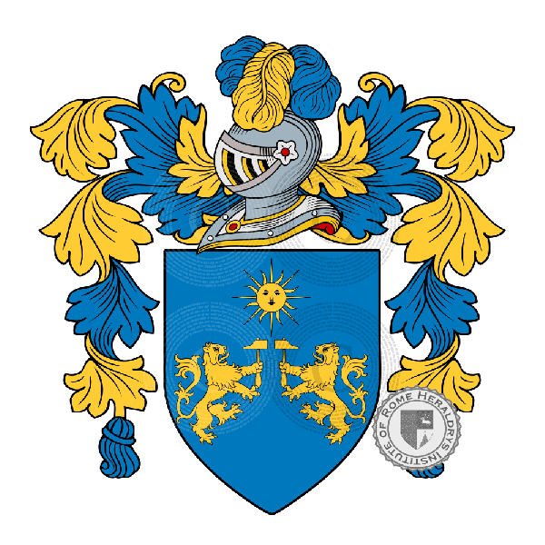Coat of arms of family Marzio