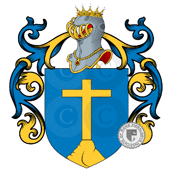 Coat of arms of family Calvario