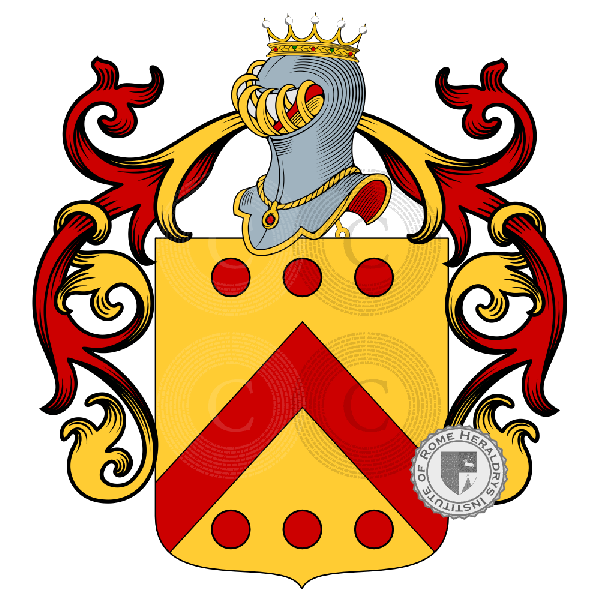 Coat of arms of family Pizzica