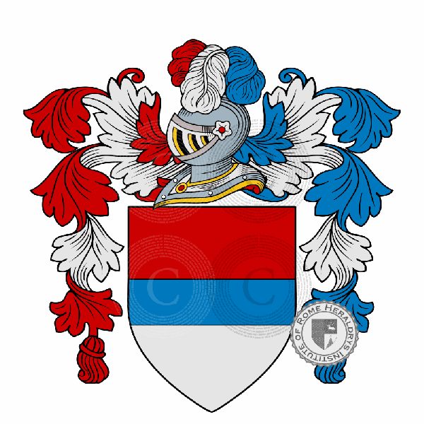 Coat of arms of family de Piccoli