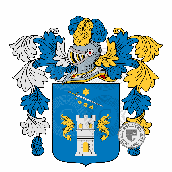 Coat of arms of family Cantini