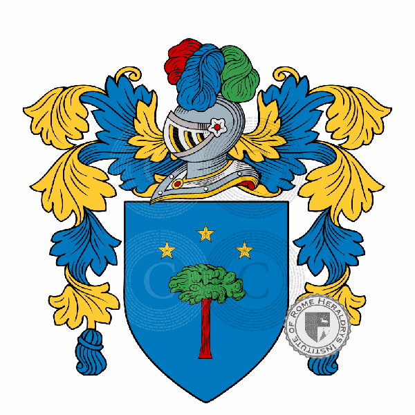 Coat of arms of family Brugnoli