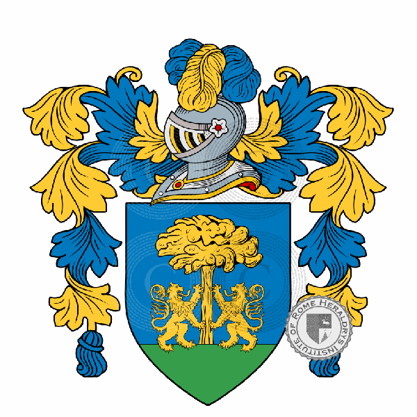 Coat of arms of family Alunni