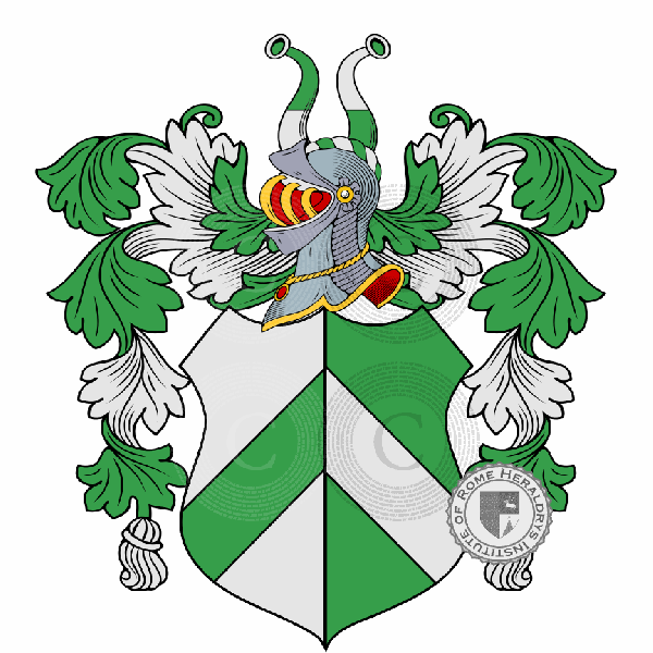 Coat of arms of family van den Boom