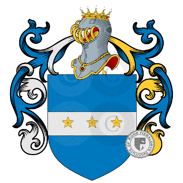 Wappen der Familie Pizzi