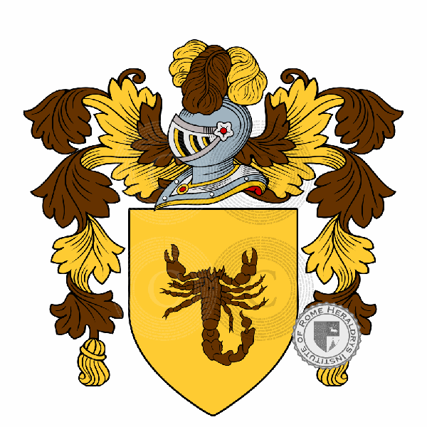Coat of arms of family Pauletti