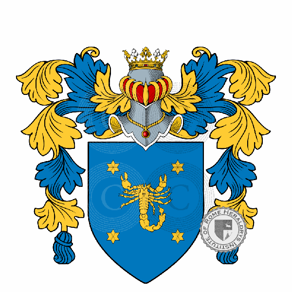 Coat of arms of family Forcella