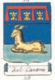 Coat of arms of family dal Cantone