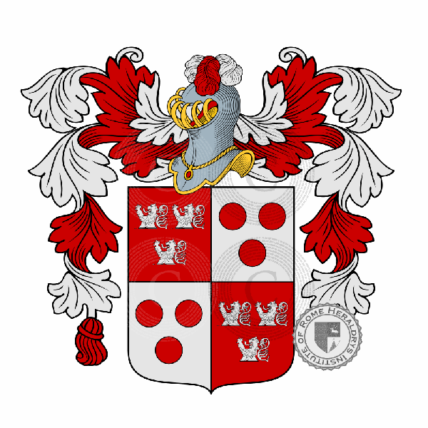 Coat of arms of family Antin