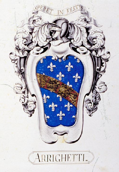 Wappen der Familie Arrighetti