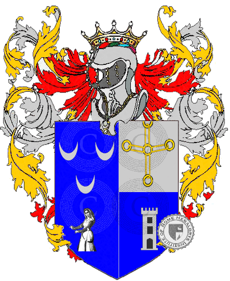 Coat of arms of family amoroso