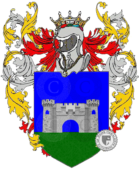 Coat of arms of family casoni