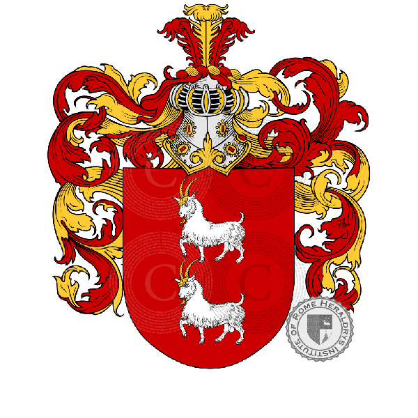 Coat of arms of family Sabariego