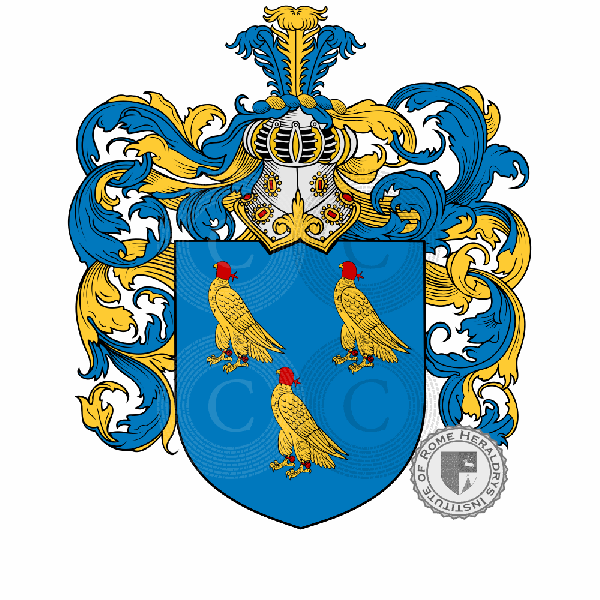 Coat of arms of family Mangot de Villarceaux