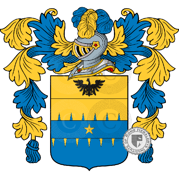 Coat of arms of family Tamburelli