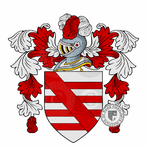 Coat of arms of family Romenel