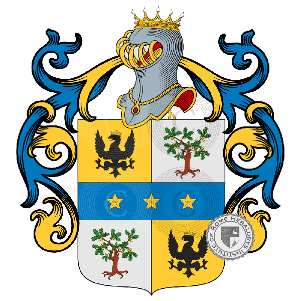 Coat of arms of family della Massa Bernardini