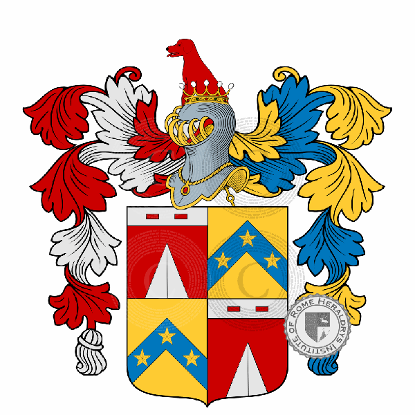 Escudo de la familia Battisti di  Santo Georgio