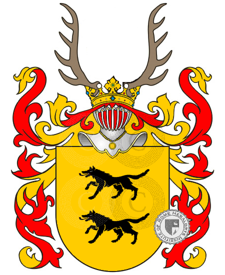 Brasão da família toboloski polonia