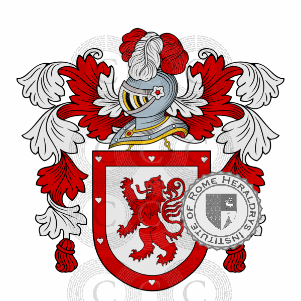 Coat of arms of family Augusto