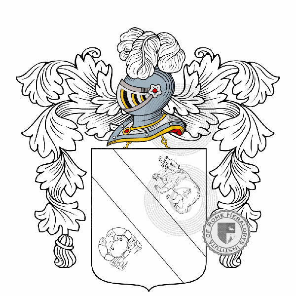 Coat of arms of family Severini