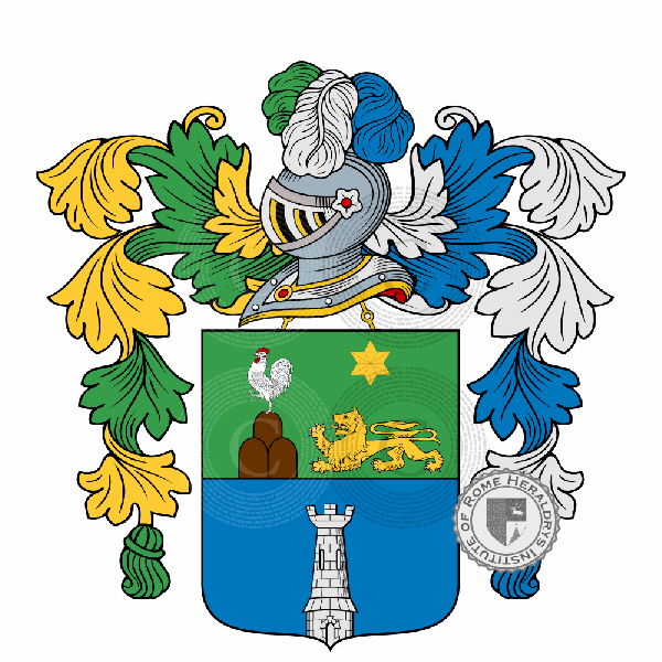 Coat of arms of family Zampi