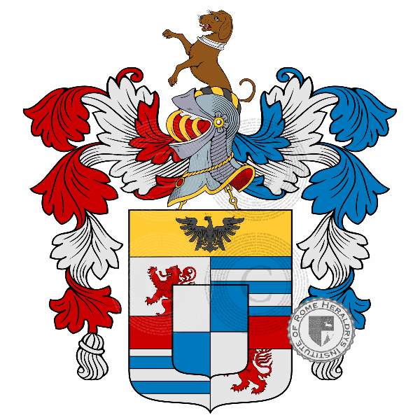 Coat of arms of family Papazzoni