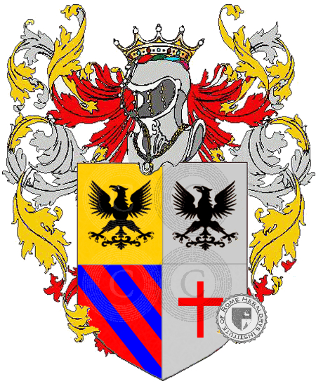Coat of arms of family zanone poma
