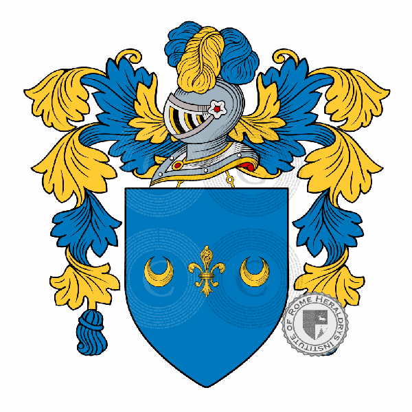 Coat of arms of family Bourgard