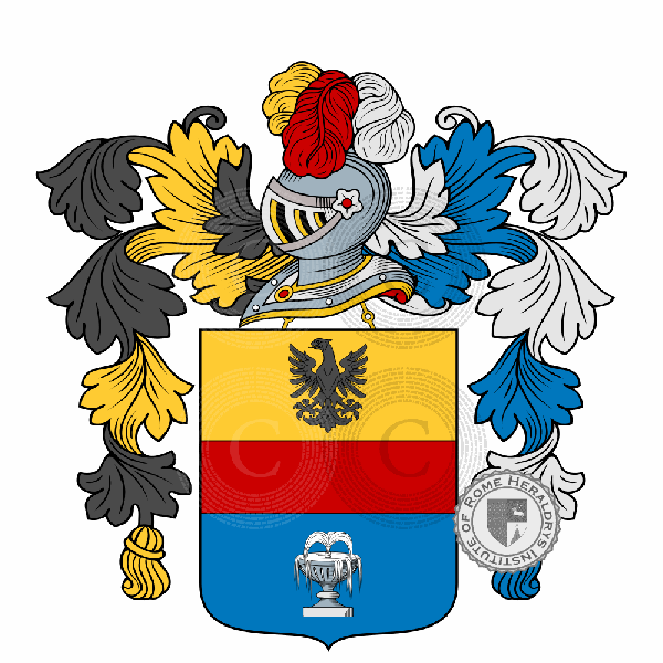 Coat of arms of family Pizzetta