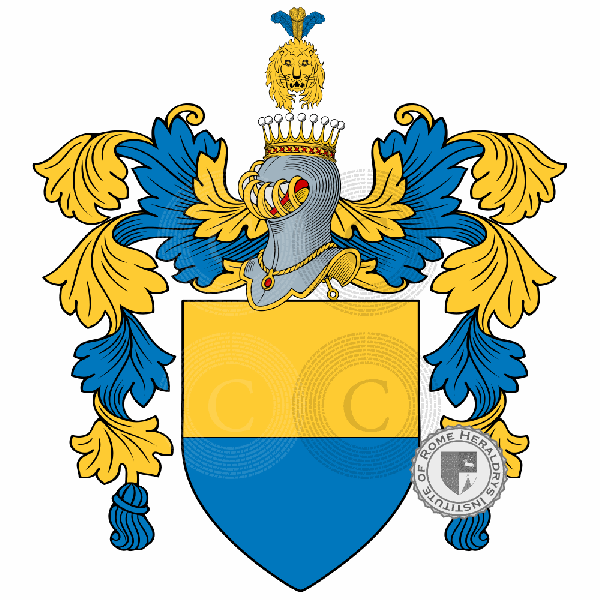 Coat of arms of family Sandri Trotti