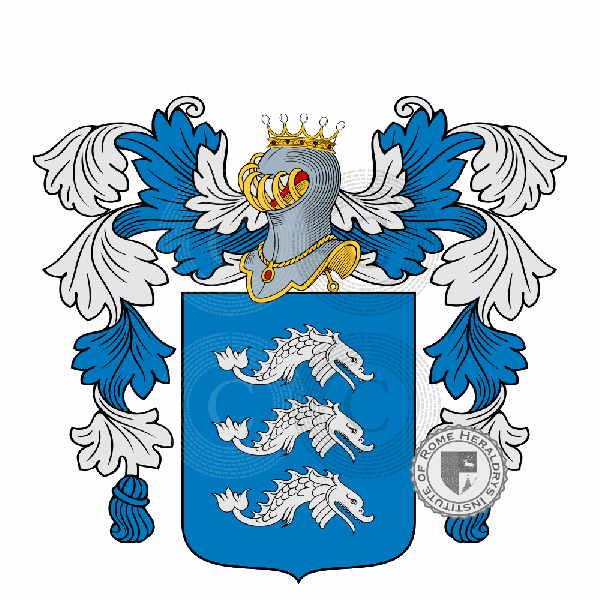 Coat of arms of family Delfino