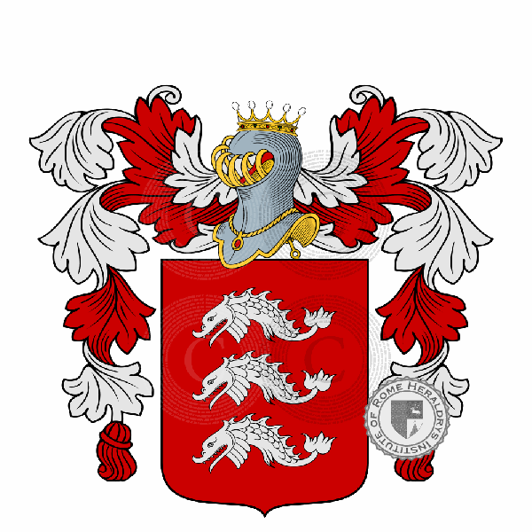 Coat of arms of family Delfino