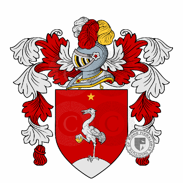 Coat of arms of family Vellin