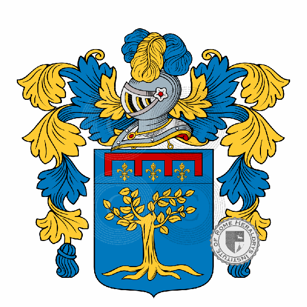Coat of arms of family Garzaria