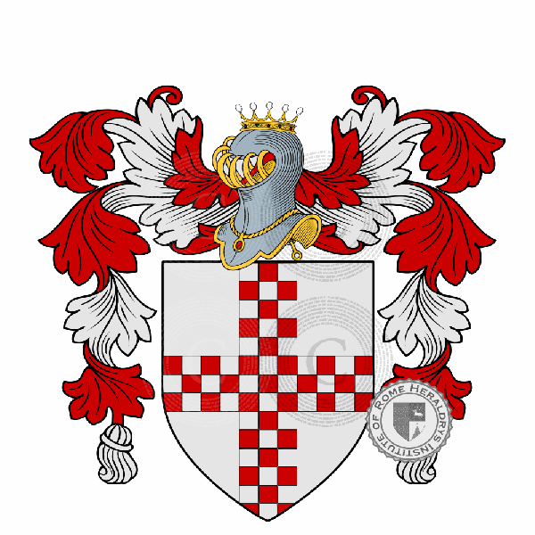 Coat of arms of family Arcella