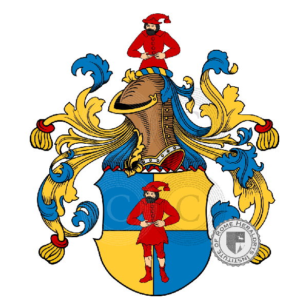 Escudo de la familia Doutrelepon