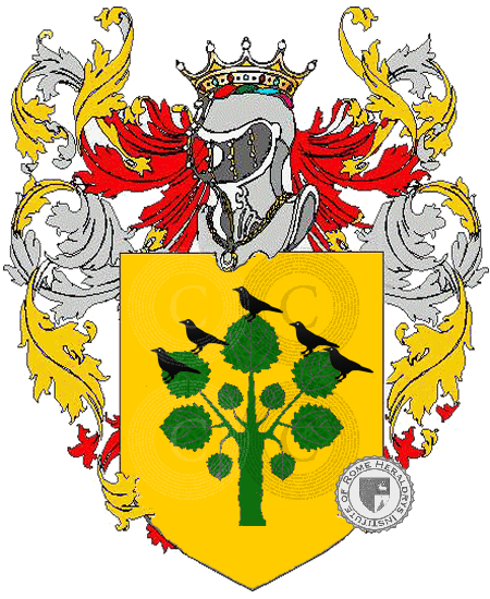 Coat of arms of family baglieto