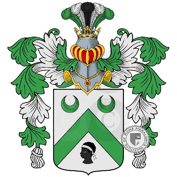 Coat of arms of family le Normand de Bretteville