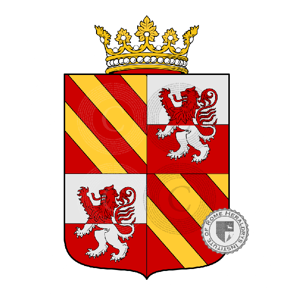 Wappen der Familie Aquino Caramanico