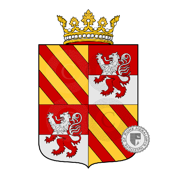 Coat of arms of family Aquino