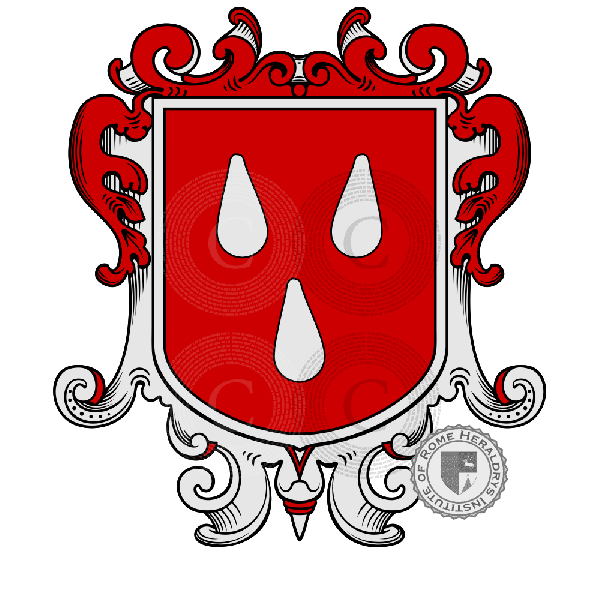 Coat of arms of family Seppia