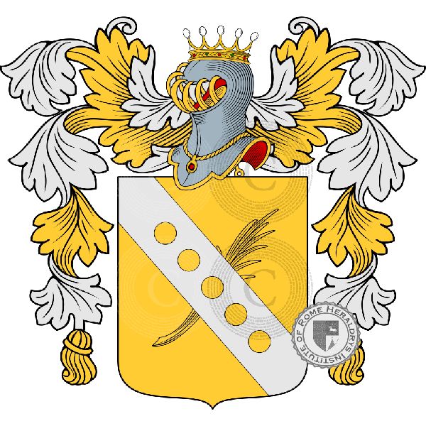 Coat of arms of family Tascheri