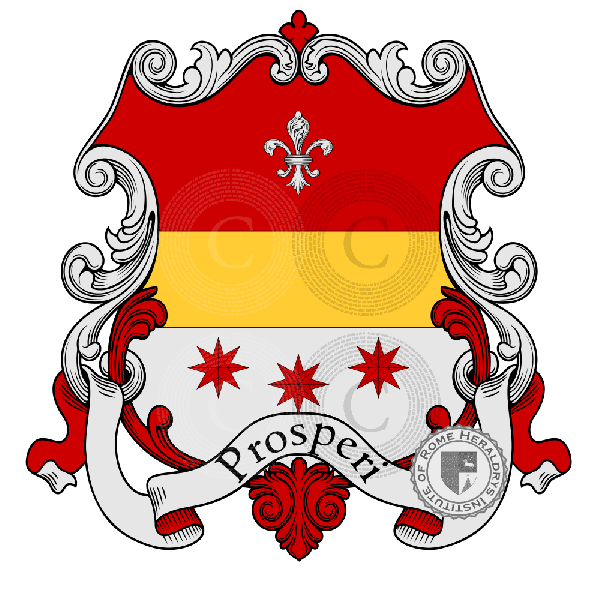 Wappen der Familie Prosperi
