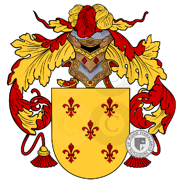 Coat of arms of family Vilares