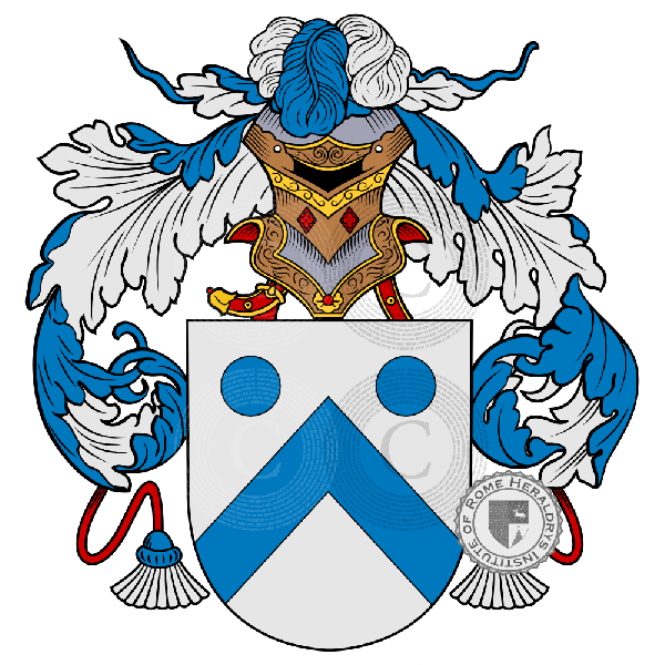 Coat of arms of family Tuero