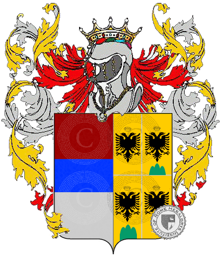 Coat of arms of family piccioli cappelli