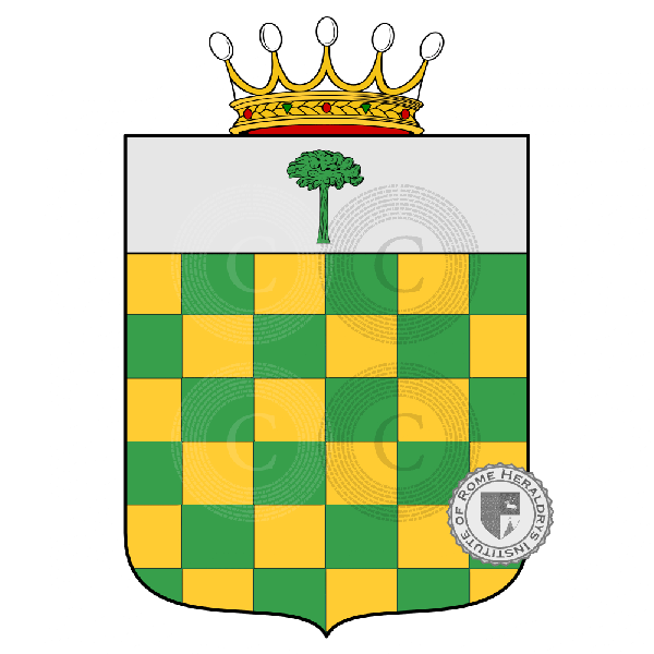 Coat of arms of family Castellazi