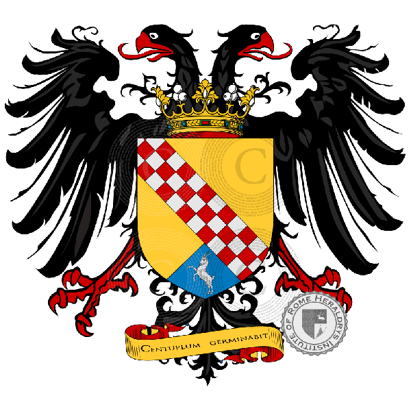 Coat of arms of family Centurioni Scotto